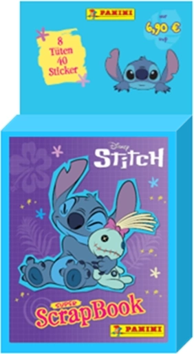 Disney Stitch colecție super scrapbook de autocolante (eco blister)