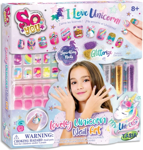 Set mare de unghii autoadezive Unicorn TASIA