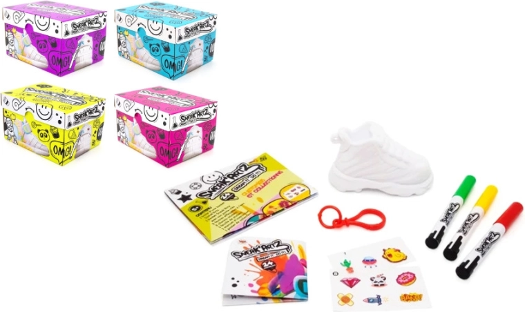 Sneak Artz set creativ pentru realizarea mini-adidașilor – breloc