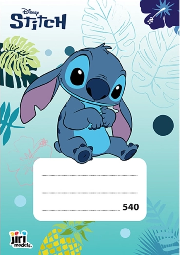 Caiet școlar A5 fără linii Lilo & Stitch, 40 de file