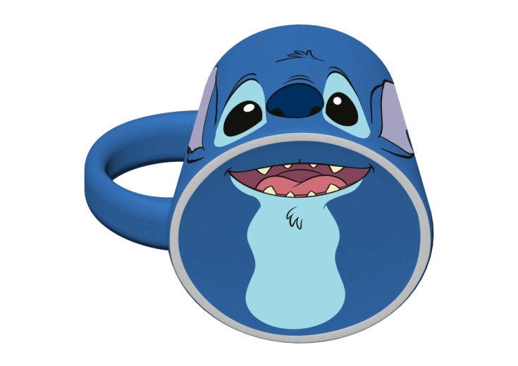 Cană ceramică Lilo & Stitch cu fața lui Stitch