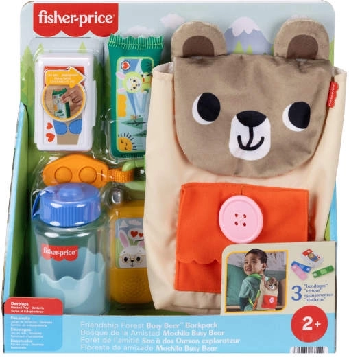 fisher-price rucsac ursuleț – set de camping activ pentru micii exploratori