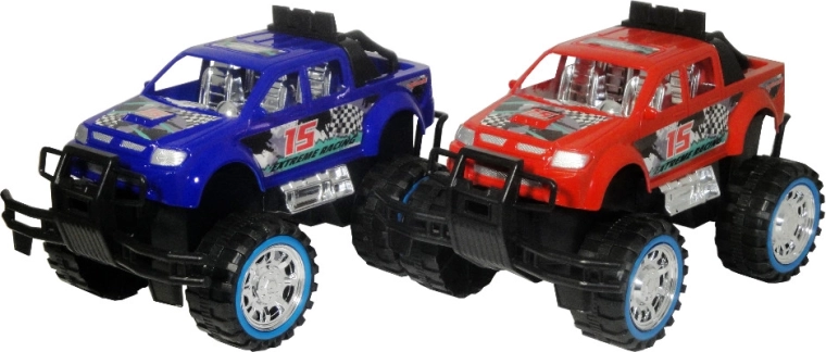 Mașină de teren cu mecanism de fricțiune (pull-back)