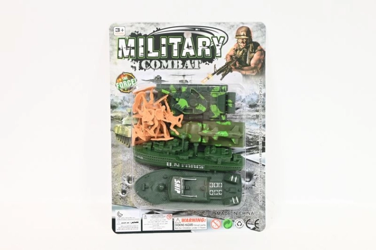 Set Armia de soldăței și vehicule militare (20 buc.)