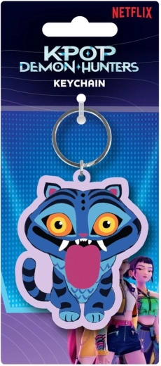 Breloc din cauciuc K-pop Demon Hunters – tigrul albastru