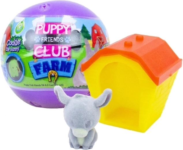Puppy Club Farm Animals figurină animal de fermă în capsulă 50 mm