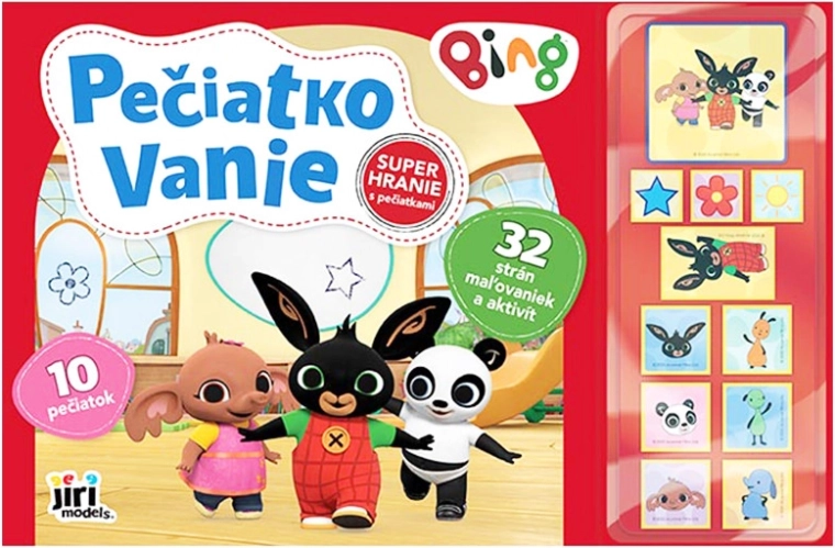 Caiete pentru ștampilat BING – set creativ pentru copii