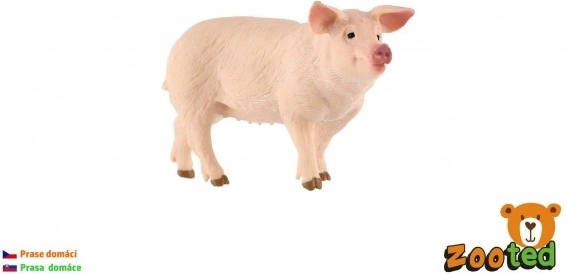 Figurină din plastic – porc domestic, 10 cm