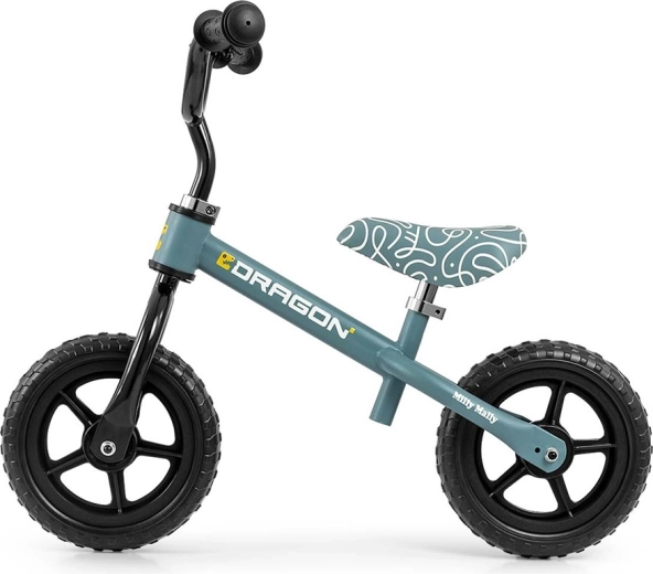 Bicicletă de echilibru pentru copii MILLY MALLY Dragon denim