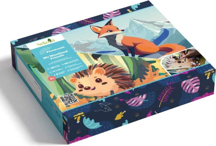 Sekoia Picamania animăluțe din pădure – set creativ sclipitor