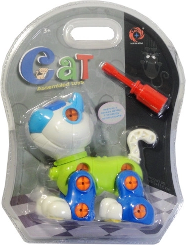 Pisicuță de înșurubat – set creativ de construcție pentru copii