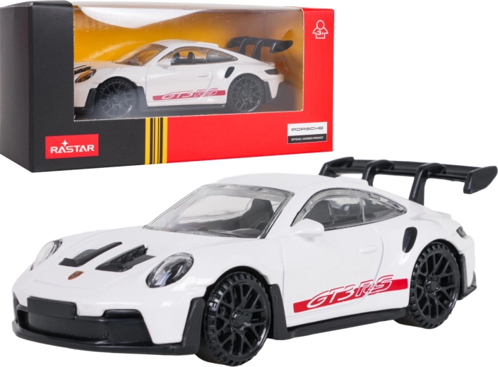 Model metalic Porsche 911 GT3 RS 1:43 alb RASTAR