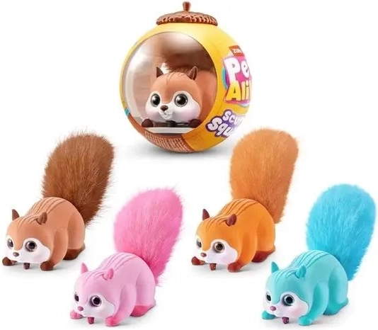 ZURU Pets Alive veveriță interactivă într-o bilă surpriză - 1 bucată