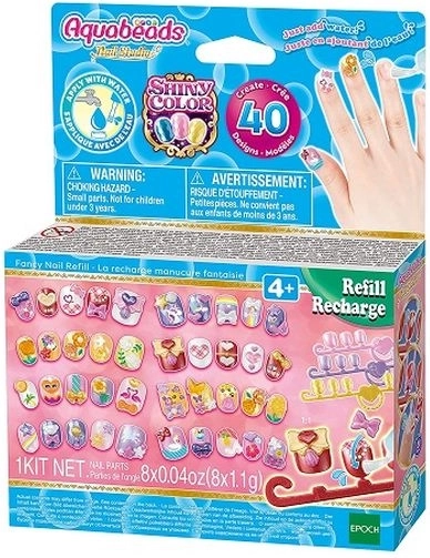 Aquabeads Studio pentru unghii – set de completare Shiny Color
