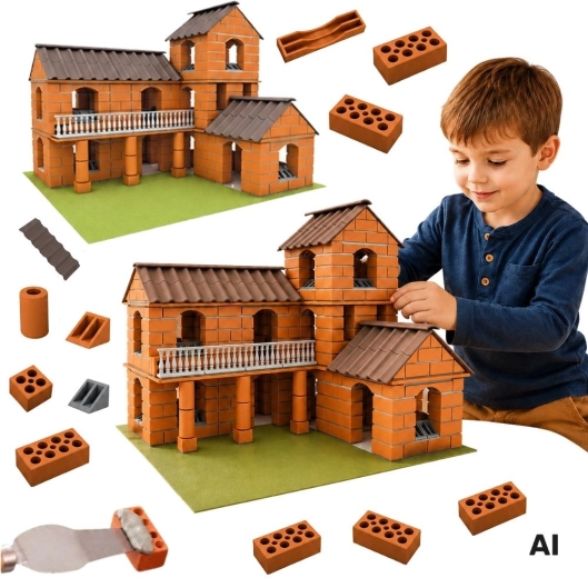 WOOPIE set de construcție vilă 461 piese - 1 bucată