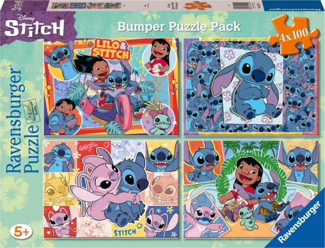 Puzzle Disney Stitch 4x100 piese