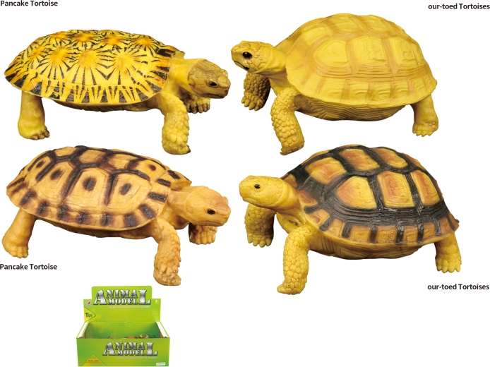 Lumea animalelor – jucărie broască țestoasă, 4 tipuri