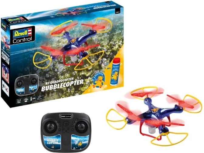 Revell RC quadrocopter Bubblecopter cu baloane de săpun Pustefix