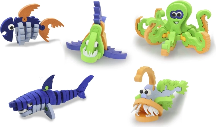 Jamara puzzle 3D moale, de asamblat Sea World (lumea marină) - 1 bucată