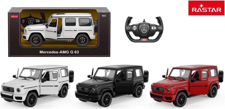 Mașină RC Rastar Mercedes AMG G63 1:14 albă