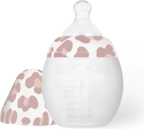 Biberon anticolici Élhée pentru bebeluși Graouu Pink 240 ml