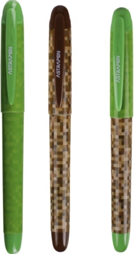 Stilou ASTRA MINECRAFT – cerneală albastră, peniță din iridiu