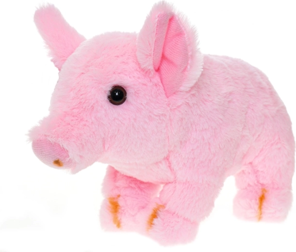 Purceluș de pluș 24 cm – roz, în picioare