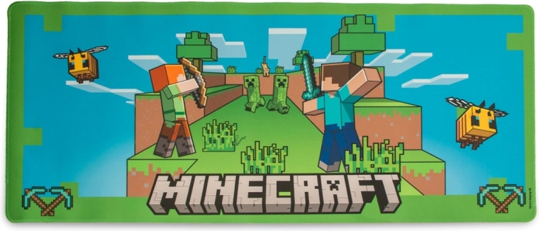 Covoraș de gaming pentru mouse MINECRAFT 80 × 35 cm