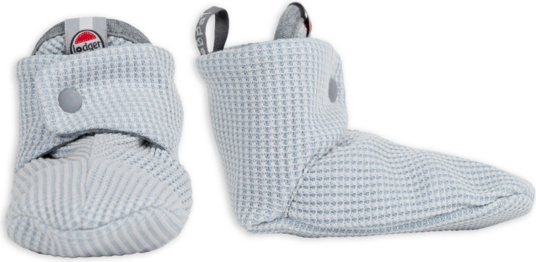 Papuce din bumbac Lodger Ciumbelle blue fogg 3–6 luni