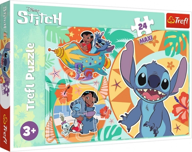 Puzzle Lilo & Stitch pentru copii, 24 de piese
