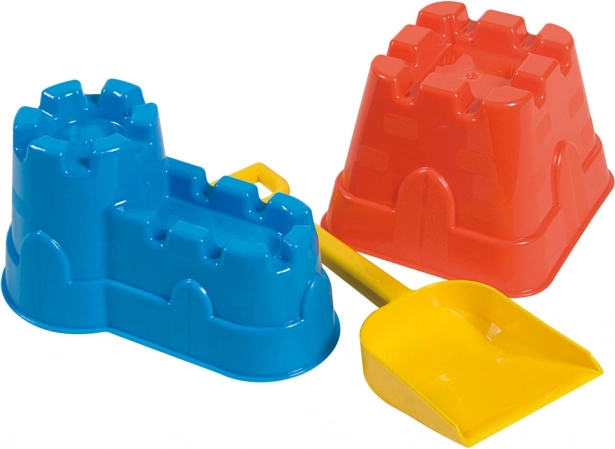 ANDRONI forme pentru nisip – ziduri de castel cu lopățică (mix de culori)