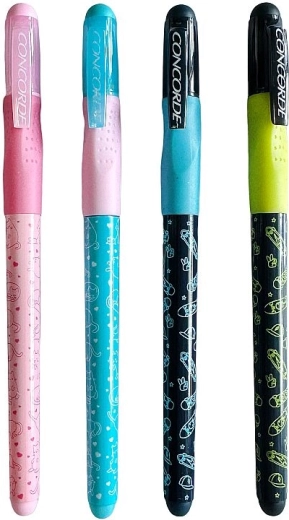 stilou radieră Concorde CoolMix, rezerve albastre 0,7 mm