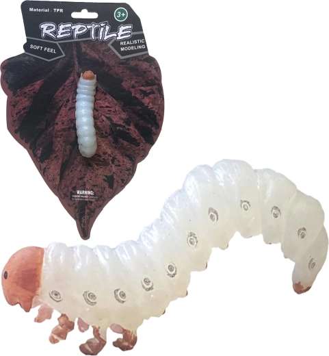 Natură vie model realist de insectă – larvă 11,5 cm