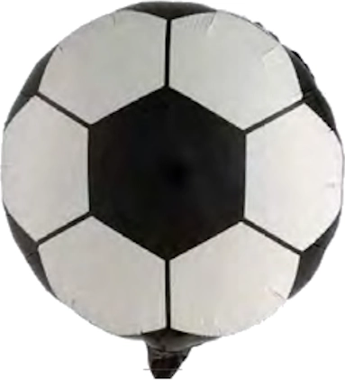 Balon din folie fotbal 45 cm - 1 bucată