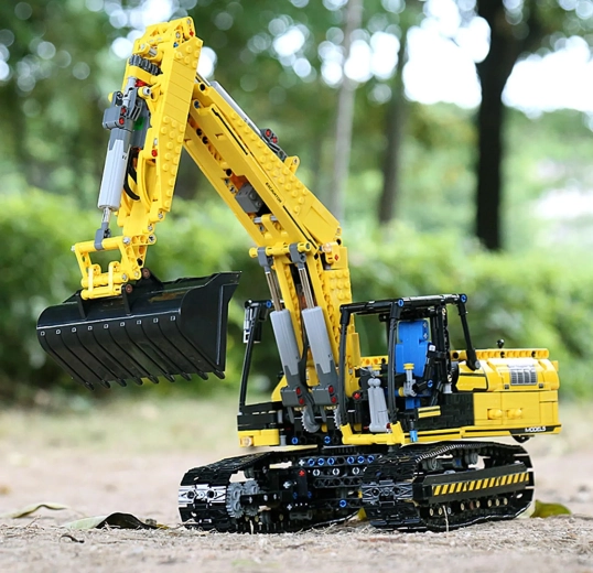 Set de construcție Mould King excavator controlat de la distanță, 2169 piese