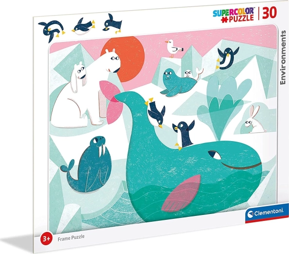 Puzzle Clementoni Viața dincolo de cercul polar – 30 piese