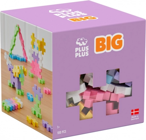 Plus-Plus BIG set de construcție pastel 100 buc