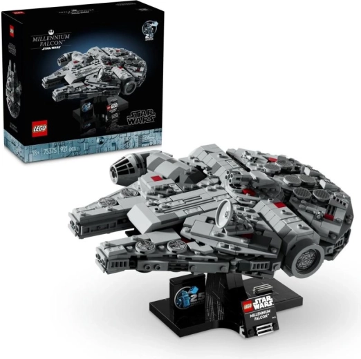 LEGO Star Wars Șoimul Millennium 75375 – model de colecție pentru adulți