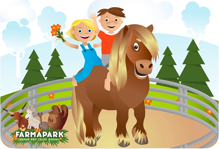 Șervet 3D Farmapark morcov
