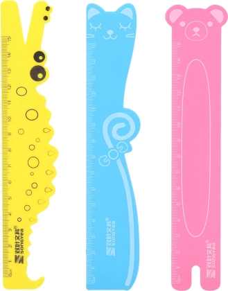 Riglă în formă de animăluț 15 cm