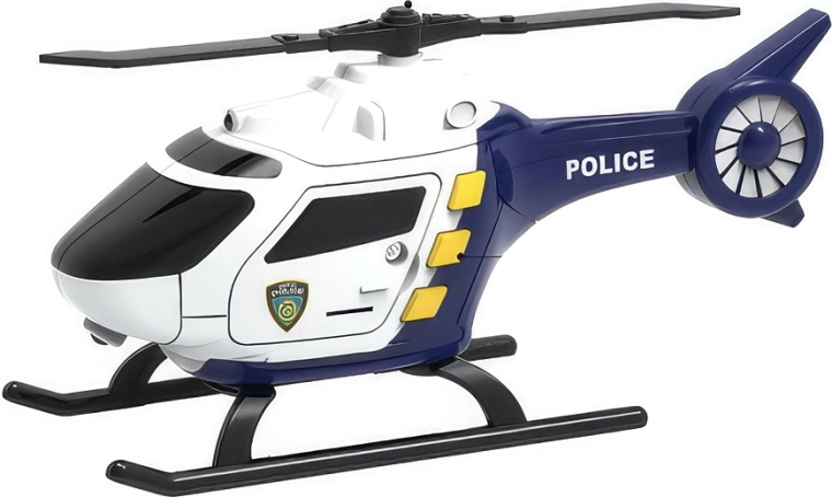Elicopter de poliție cu efecte luminoase și sonore, 16,5 cm