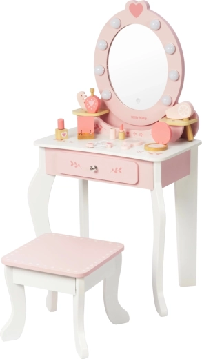 Milly Mally măsuță de toaletă pentru copii Elly Pink