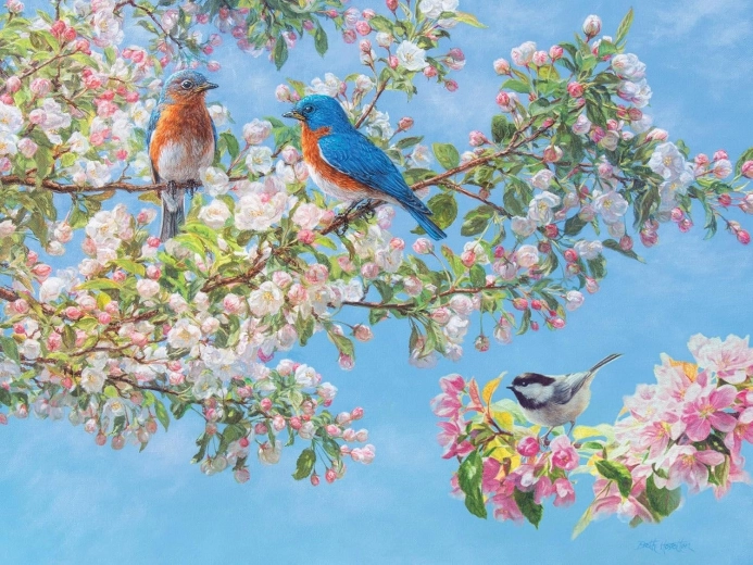 Puzzle Festivalul Florilor XL 275 piese de la Cobble Hill