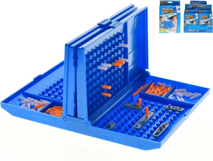 Joc Battleship în cutie de plastic 18 × 14,5 cm