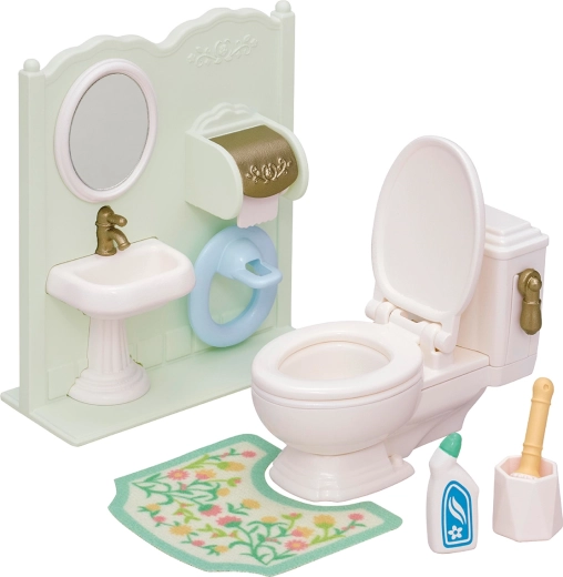 Sylvanian Families set de baie cu toaletă