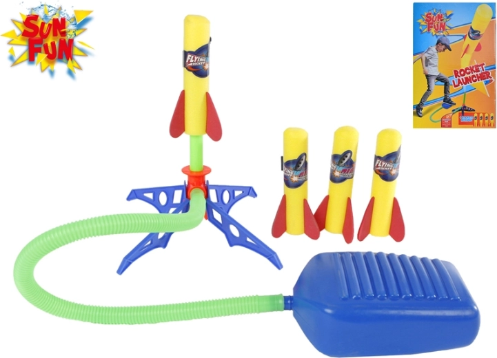 Sun Fun lansator de rachete din spumă pentru copii