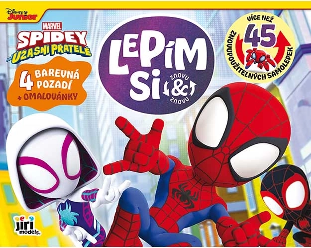 Lipesc din nou și din nou Spidey – autocolante statice și pagini de colorat