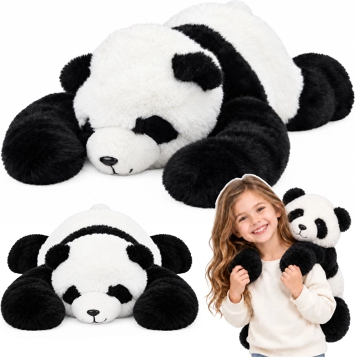 Panda de pluș cu lăbuțe lungi, 60 cm