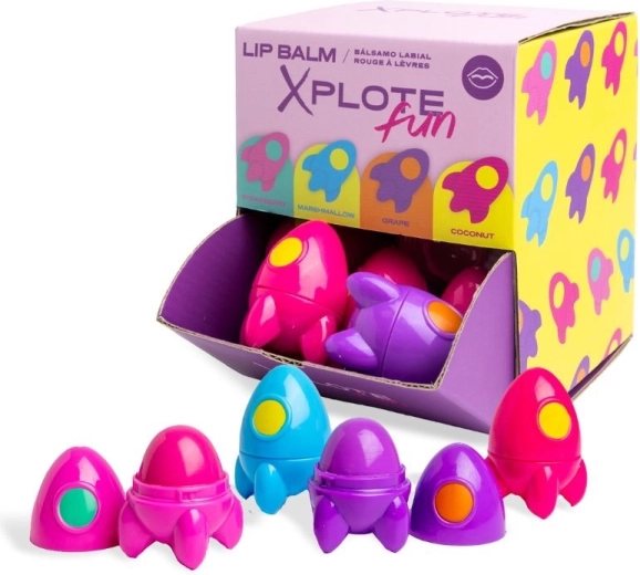 Balsam de buze tip rachetă cu aromă 6 g - 1 bucată