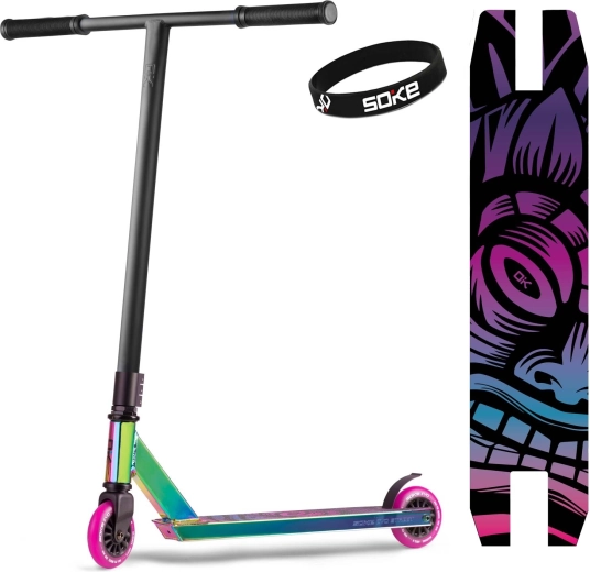 Soke Evo Street negru neochrome trotinetă freestyle